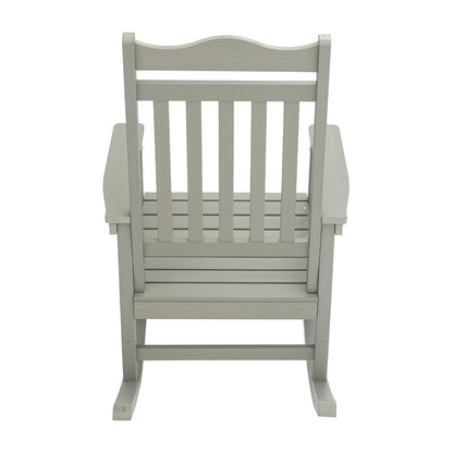 Schommelstoel Montreal | Grijs Kunststof