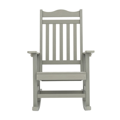 Schommelstoel Montreal | Grijs Kunststof