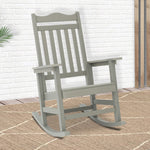 Schommelstoel Montreal | Grijs Kunststof