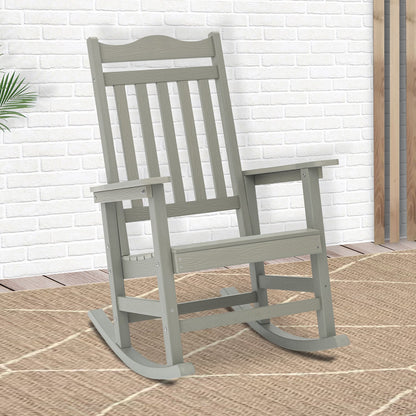 Schommelstoel Montreal | Grijs Kunststof