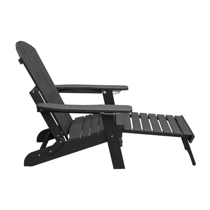 Ligbed Montreal | Zwart Kunststof