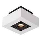 Plafondspot Xirax | LED Dim to warm | Wit Metaal