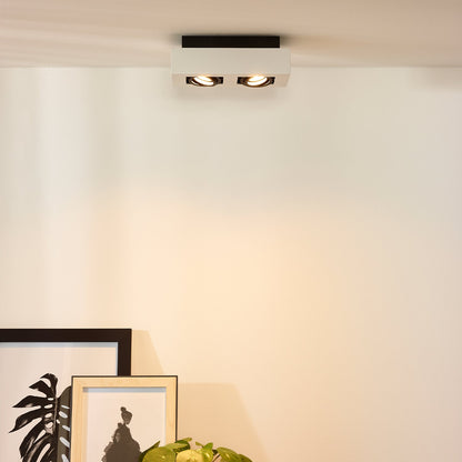 Plafondspot Xirax | LED Dim to warm | Wit Metaal