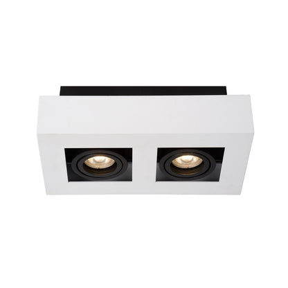 Plafondspot Xirax | LED Dim to warm | Wit Metaal