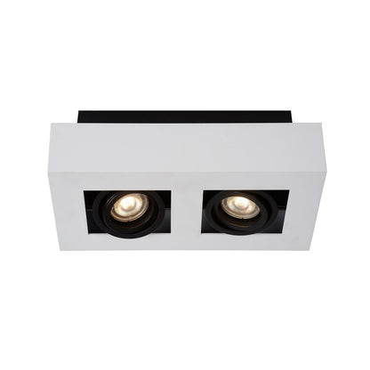 Plafondspot Xirax | LED Dim to warm | Wit Metaal