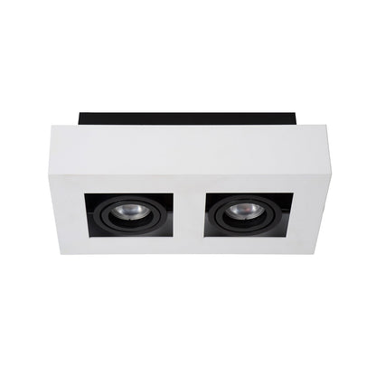 Plafondspot Xirax | LED Dim to warm | Wit Metaal