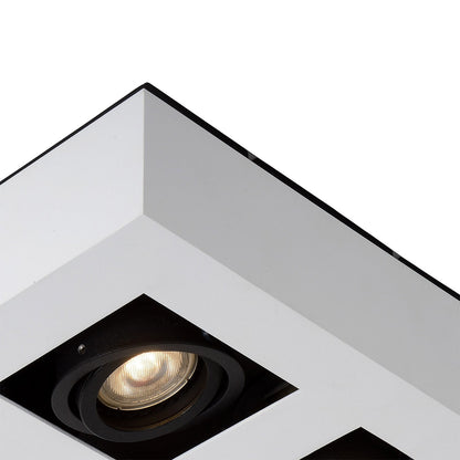 Plafondspot Xirax | LED Dim to warm | Wit Metaal