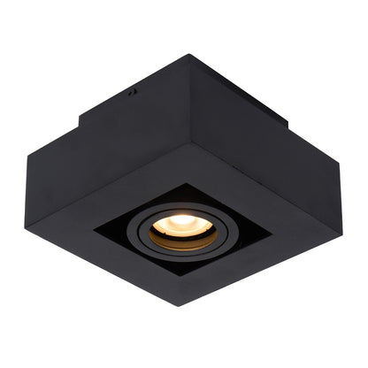 Plafondspot Xirax | 1-Lichts | LED Dim to warm | Zwart Metaal