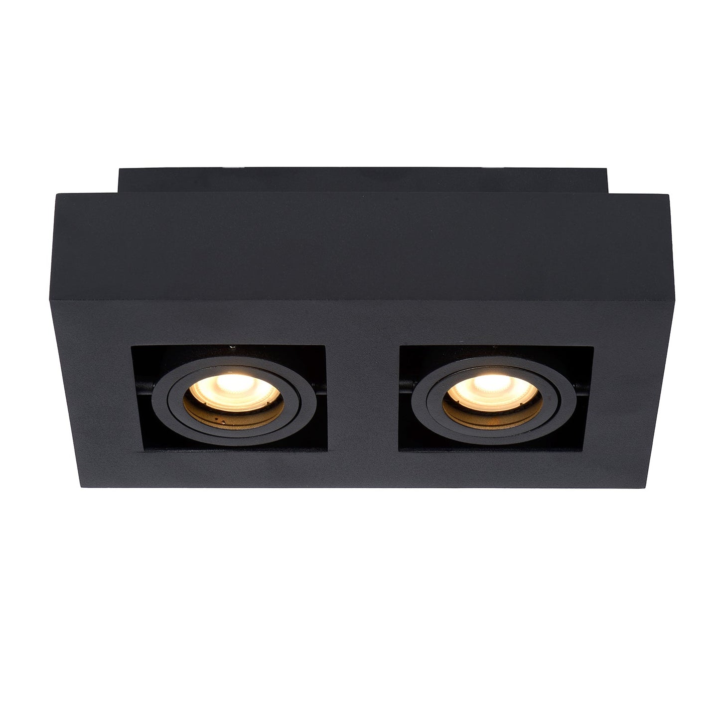 Plafondspot Xirax | LED Dim to warm | Zwart Metaal