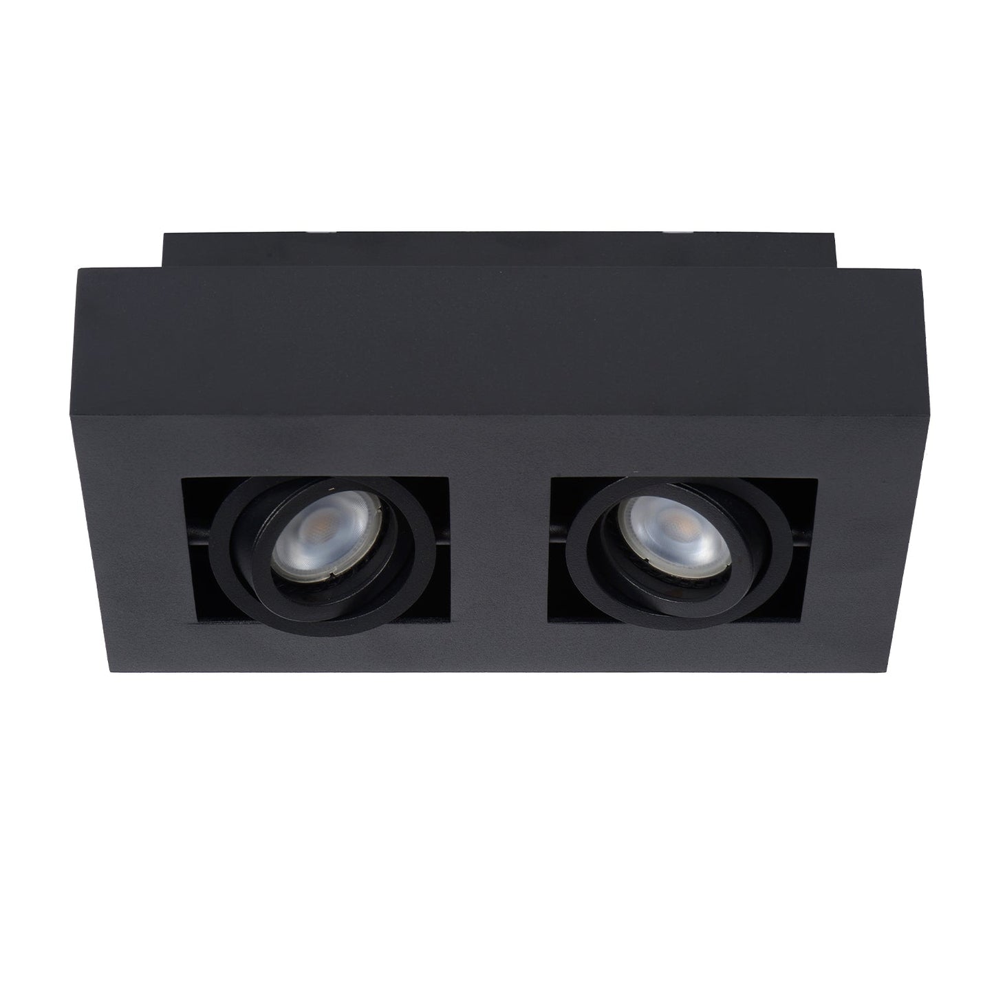 Plafondspot Xirax | LED Dim to warm | Zwart Metaal