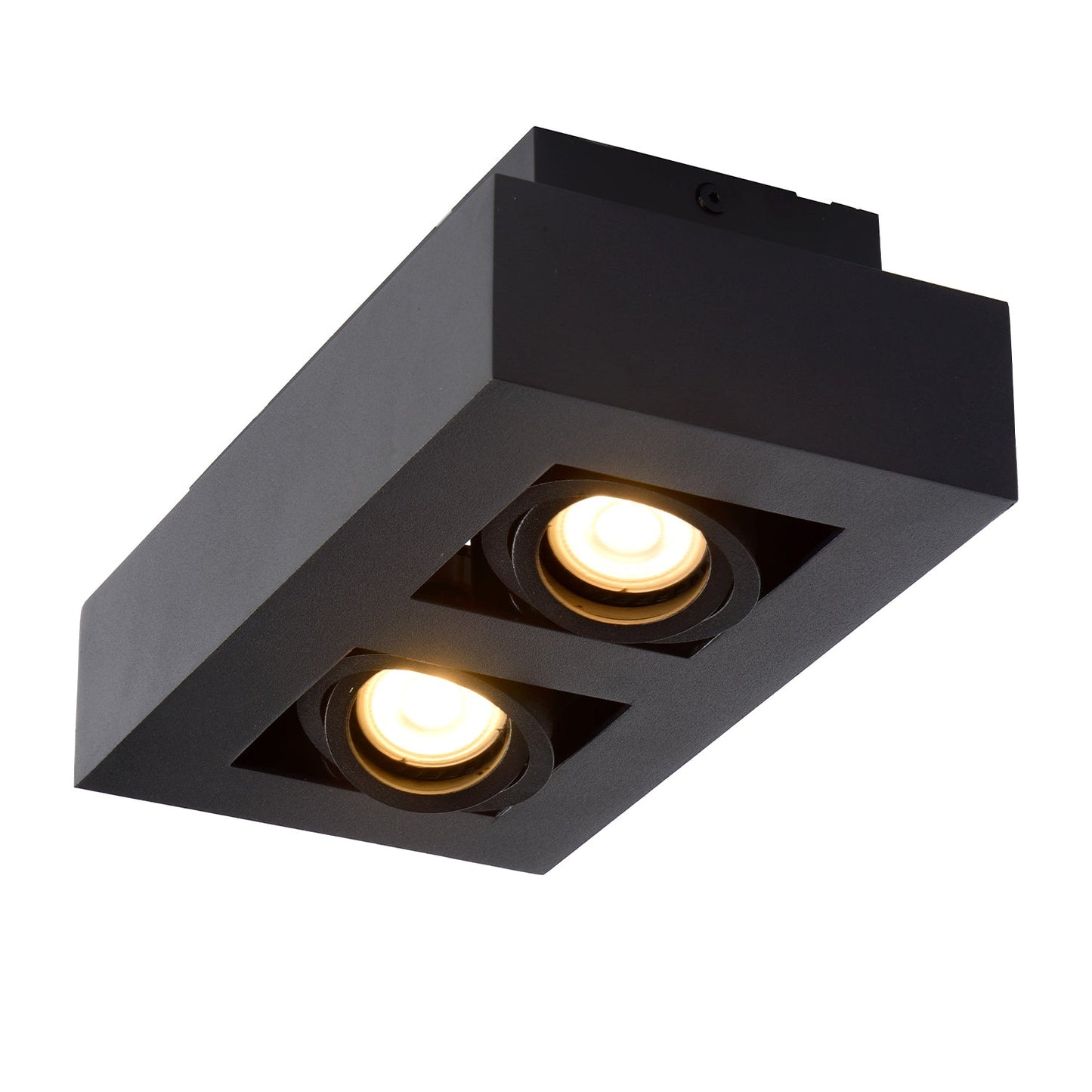 Plafondspot Xirax | LED Dim to warm | Zwart Metaal