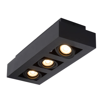 Plafondspot Xirax | LED Dim to warm | Zwart Metaal