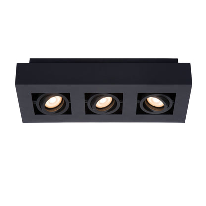 Plafondspot Xirax | LED Dim to warm | Zwart Metaal