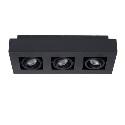 Plafondspot Xirax | LED Dim to warm | Zwart Metaal