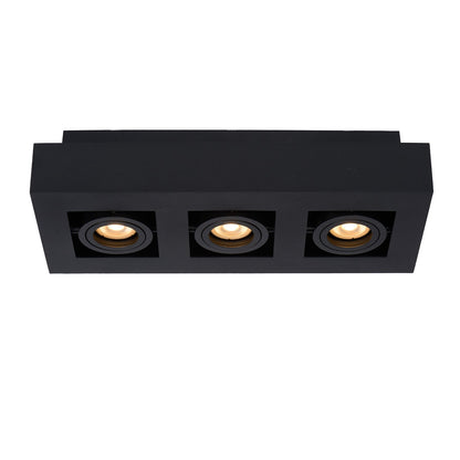 Plafondspot Xirax | LED Dim to warm | Zwart Metaal
