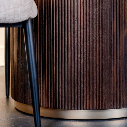 Eettafel Xelle | Bruin Mangohout