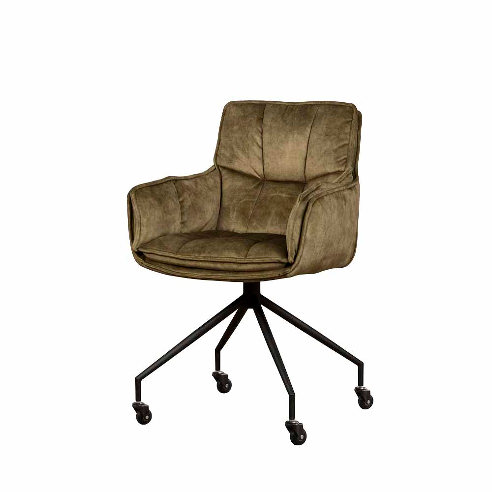 Eetkamerstoel Saronno | Velvet Groen