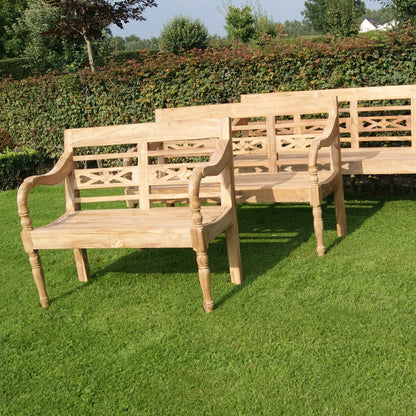 Tuinbank Station | Naturel Teakhout