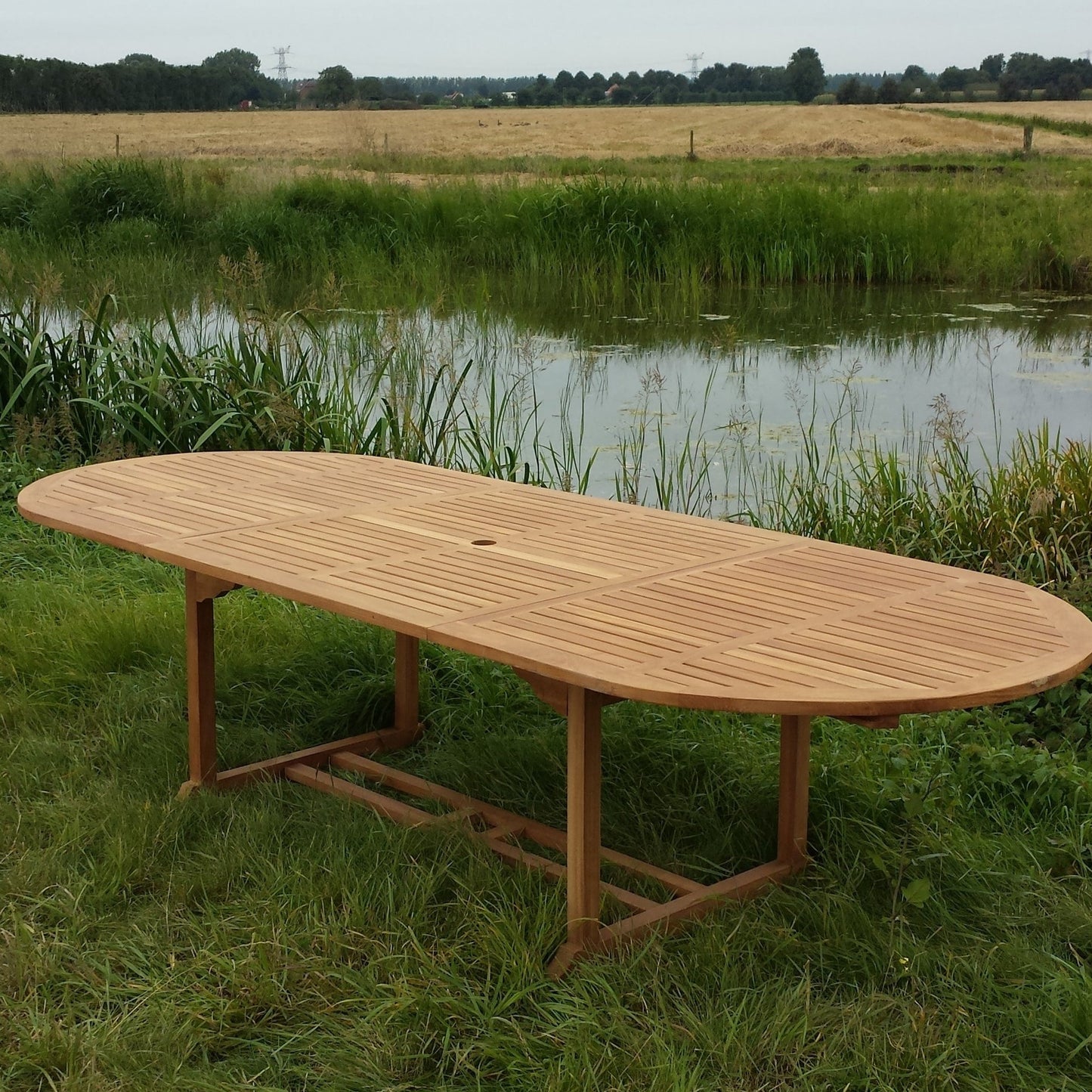 Tuintafel Extension | Ovaal | Naturel Teakhout