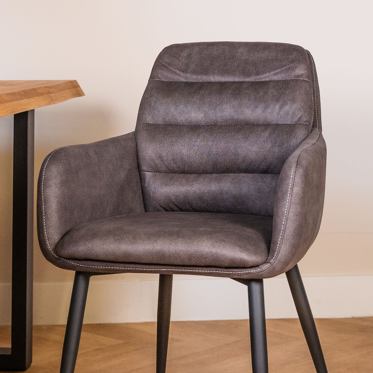 Eetkamerstoel Bailey | Antraciet