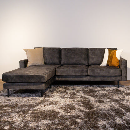 Hoekbank Cambridge | Antraciet Velours