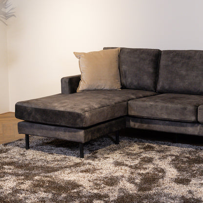 Hoekbank Cambridge | Antraciet Velours