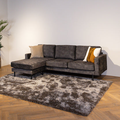 Hoekbank Cambridge | Antraciet Velours