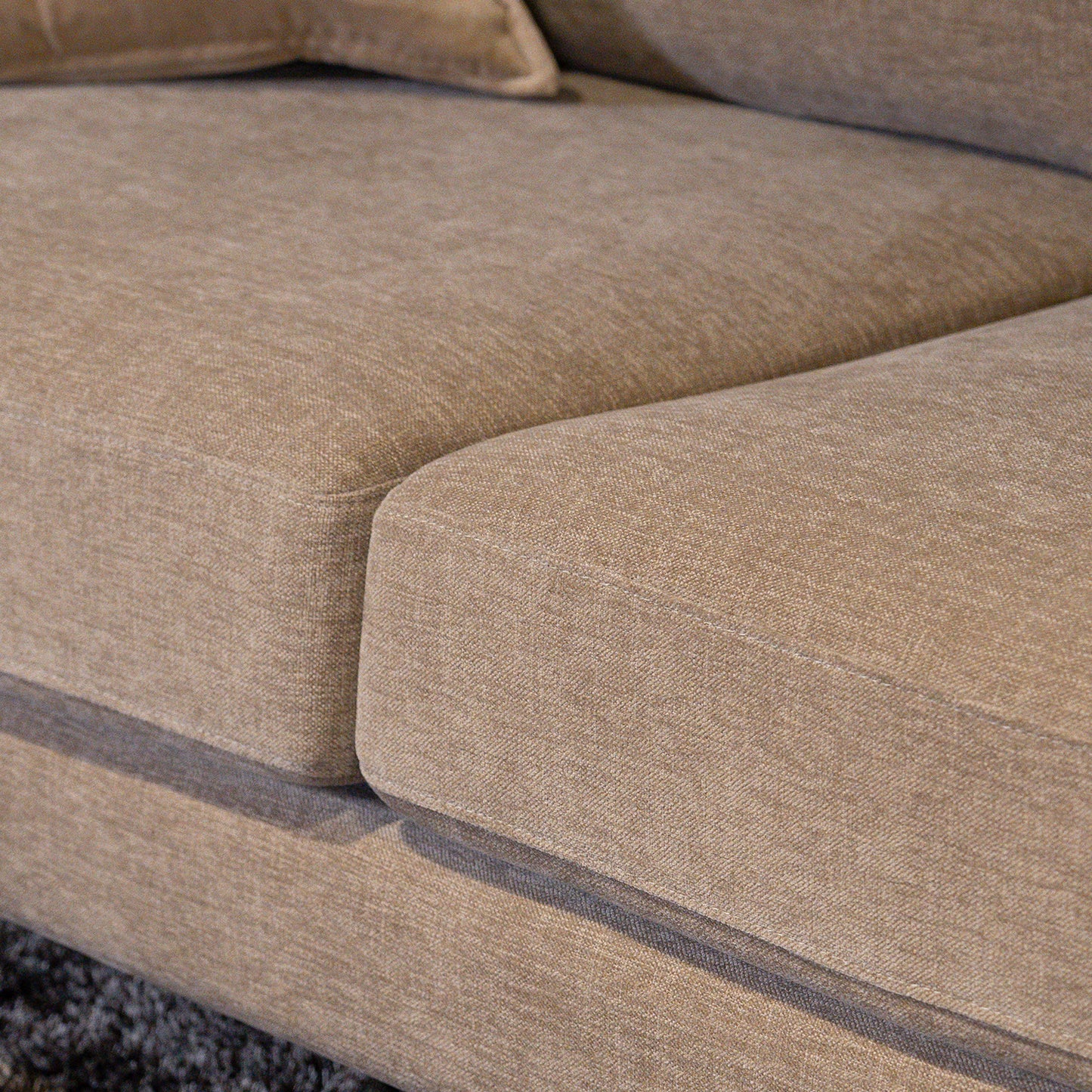 Hoekbank Highlands | Beige Grijs