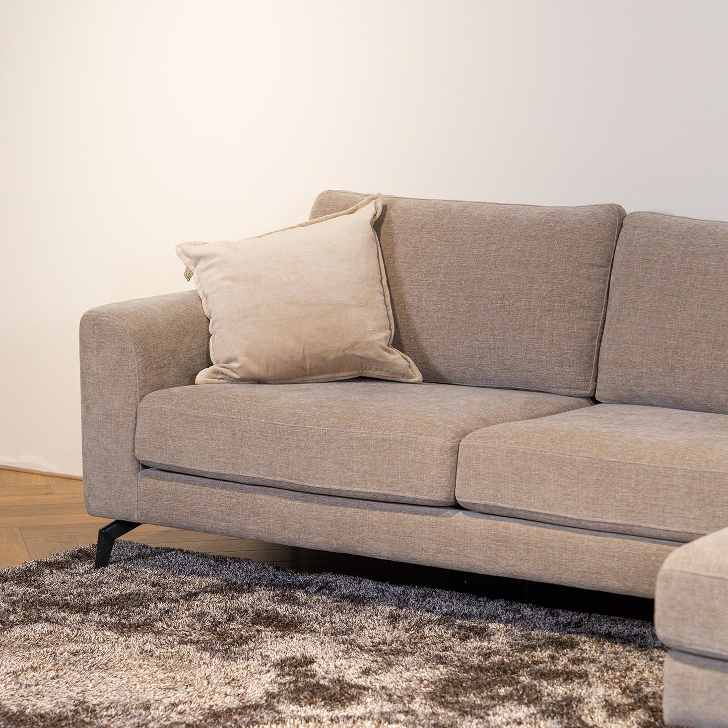 Hoekbank Highlands | Beige Grijs