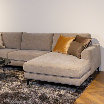 Hoekbank Highlands | Beige Grijs