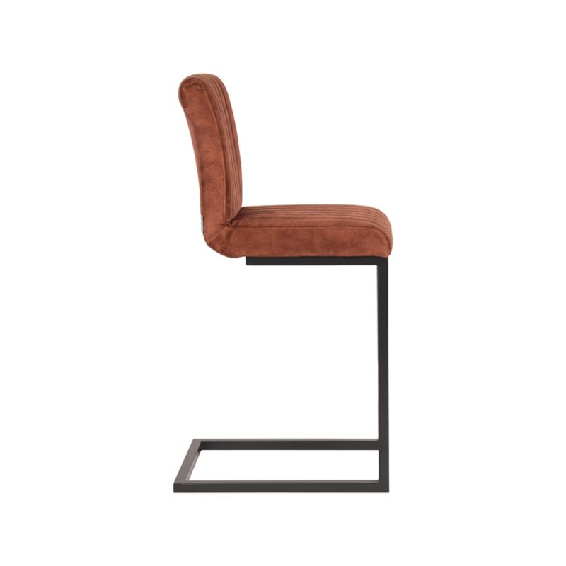 Barkruk Milo | Velours Rust