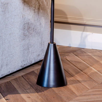 Bijzettafel Avalon | Rond | Travertin | Brons