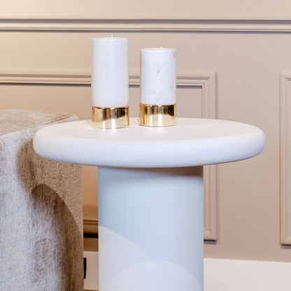 Bijzettafel Bloomstone | Wit