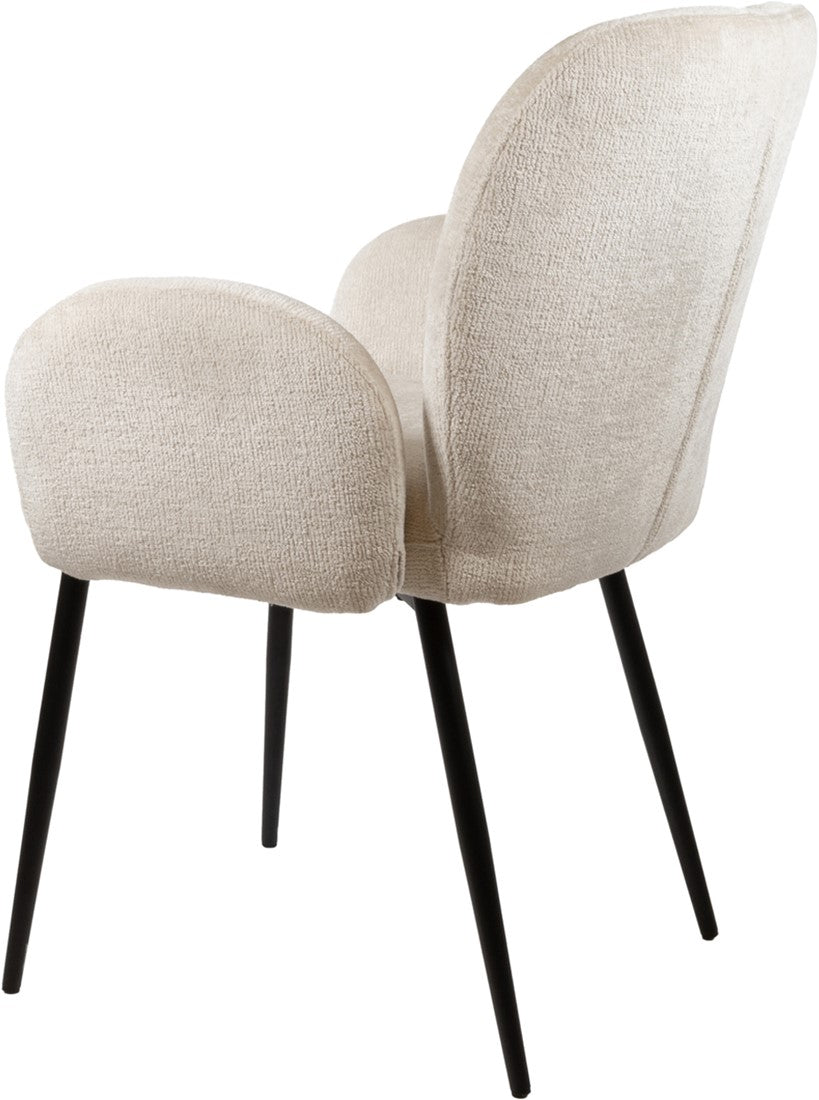 Eetkamerstoel Bobby | Beige Stof