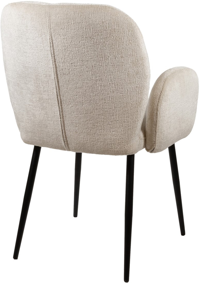 Eetkamerstoel Bobby | Beige Stof