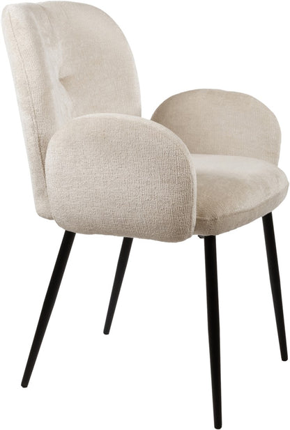 Eetkamerstoel Bobby | Beige Stof