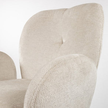 Eetkamerstoel Bobby | Beige Stof