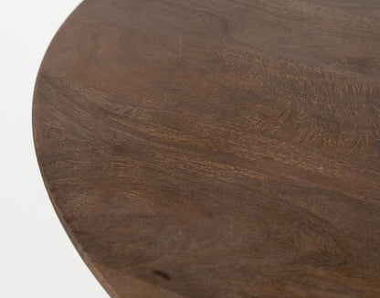 Salontafel Bremen | Rond | Dark Walnut — Detail