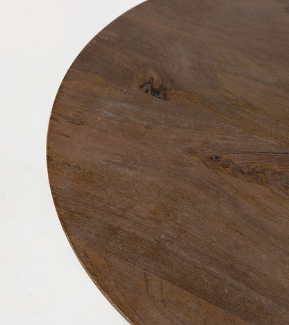 Bijzettafel Bremen dark walnut, detail van het materiaal