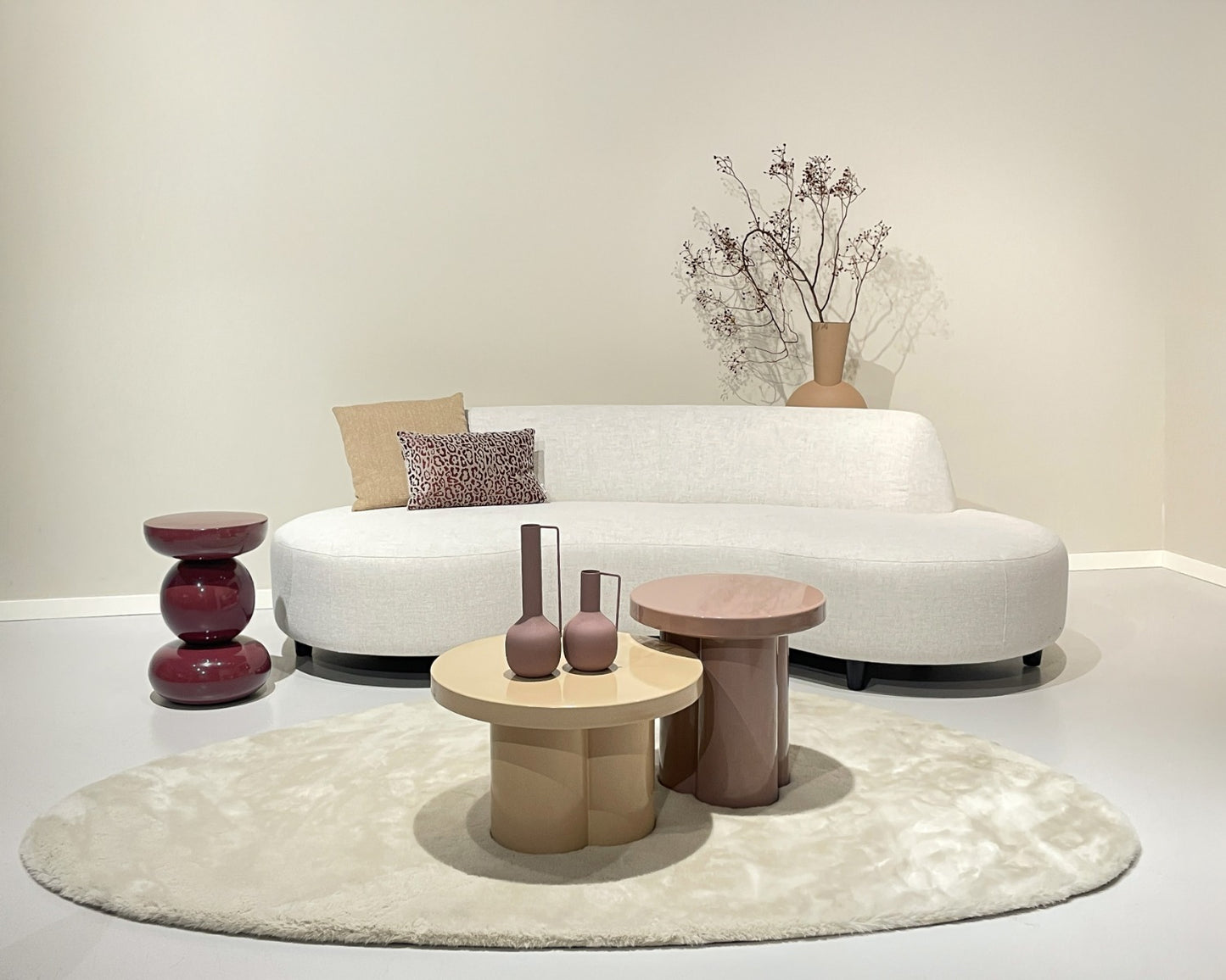 Salontafel Noa | Roze Metaal