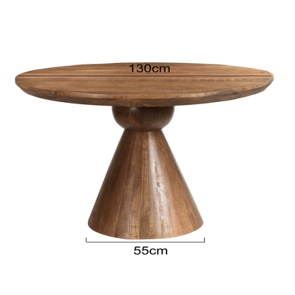 Eettafel Brix | Bruin Mangohout