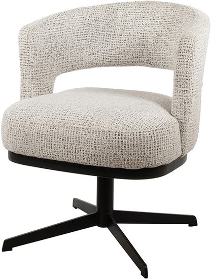 Eetkamerstoel Bruce | Draaipoot 360° | Coco Salt'n Peper