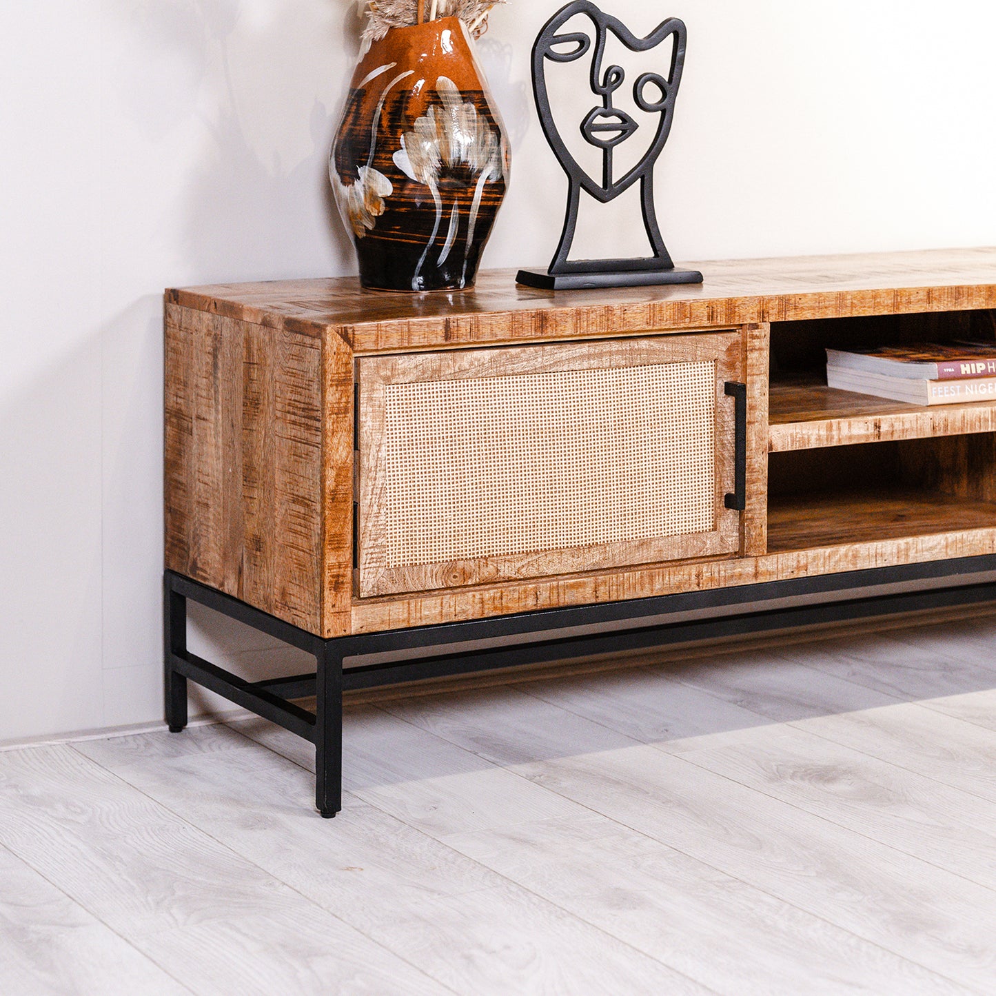 TV-Meubel Carini | Naturel Mangohout