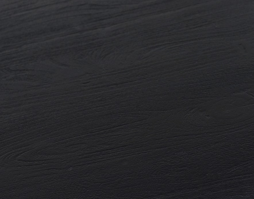 Salontafel Flare zwart mangohout, detail van het materiaal