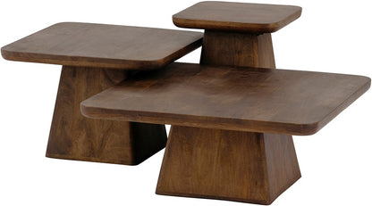 Salontafel Stockholm | 60 cm | Bruin Mangohout — Algemene Sfeerfoto