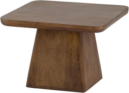 Salontafel Stockholm | 60 cm | Bruin Mangohout — Vooraanzicht - witfoto