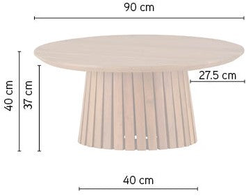 Salontafel Burundi | Zwart Acaciahout