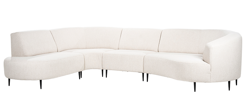 Modulaire Elementenbank Diane (Stel zelf samen)