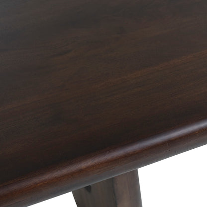 Eettafel Handai bruin mangohout, detail van het materiaal