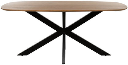 Eettafel Akagi | Deens Ovaal | Mango Naturel — Vooraanzicht - witfoto